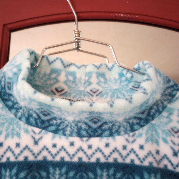 croft & barrow microfleece jacket mock neck pullover. Size M. NWT. - Picture 5 of 5